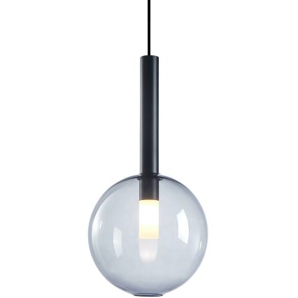 Lampadario a sospensione con filo NIKO 1xG9/9W/230V diametro 20 cm nero