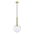 Lampadario a sospensione con filo NIKO 1xG9/9W/230V diametro 20 cm oro