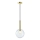 Lampadario a sospensione con filo NIKO 1xG9/9W/230V diametro 20 cm oro