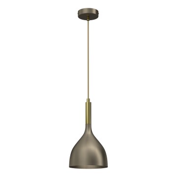 Lampadario a sospensione con filo NOAK 1xE27/15W/230V ottone/oro
