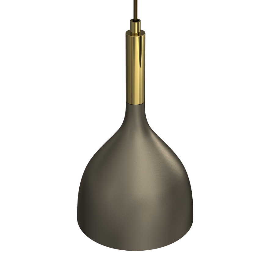 Lampadario a sospensione con filo NOAK 1xE27/15W/230V ottone/oro