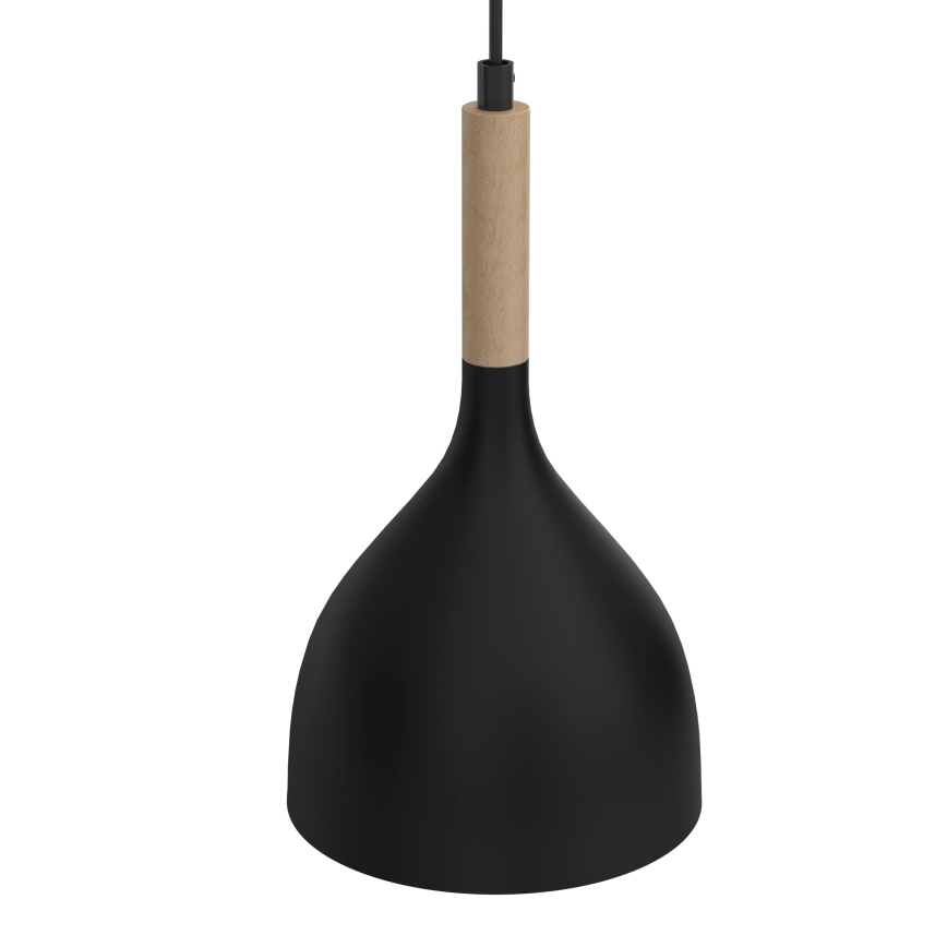 Lampadario a sospensione con filo NOAK WOOD 2xE27/60W/230V