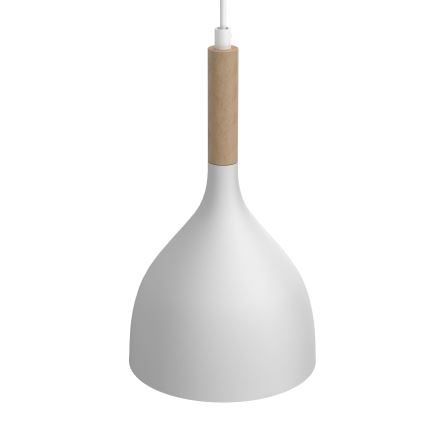 Lampadario a sospensione con filo NOAK WOOD 2xE27/60W/230V