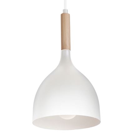 Lampadario a sospensione con filo NOAK WOOD 3xE27/60W/230V