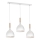 Lampadario a sospensione con filo NOAK WOOD 3xE27/60W/230V