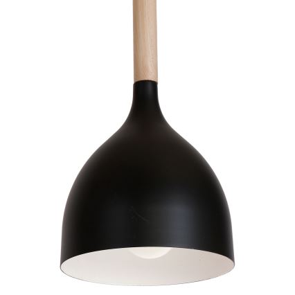 Lampadario a sospensione con filo NOAK WOOD 3xE27/60W230V