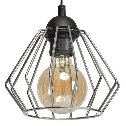 Lampadario a sospensione con filo NORMAN 1xE27/60W/230V