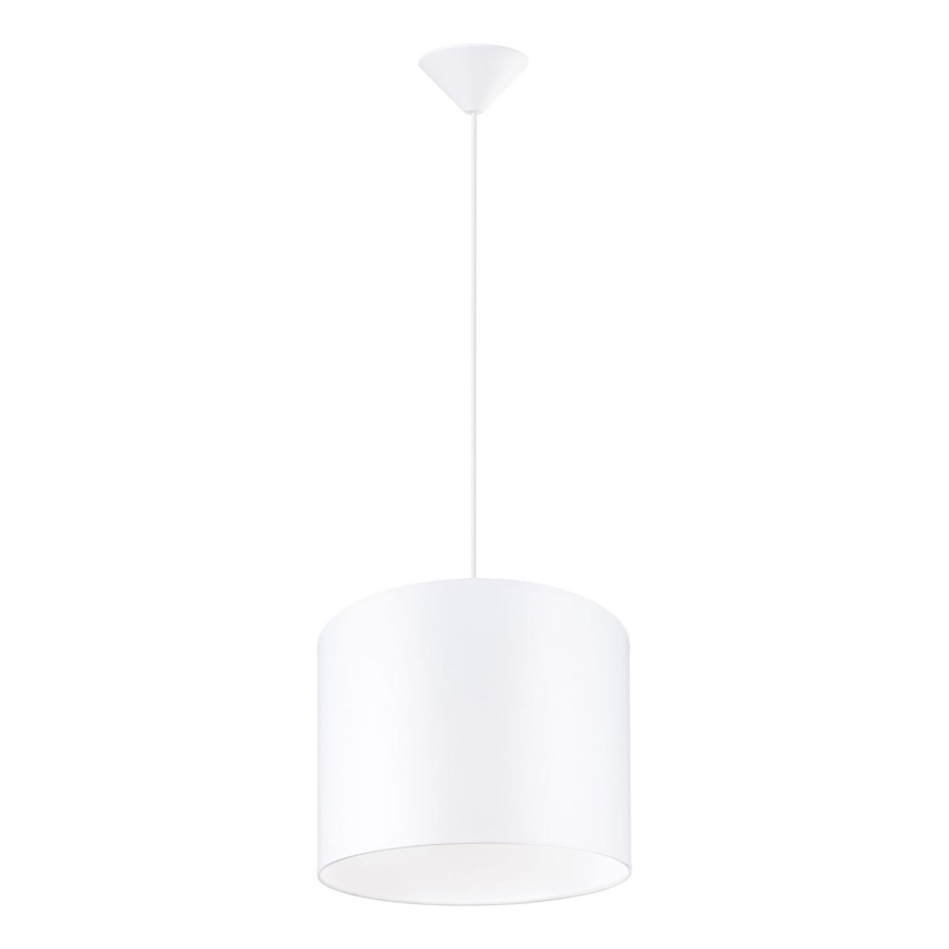 Lampadario a sospensione con filo NOVA 1xE27/15W/230V diametro 30 cm bianco