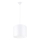 Lampadario a sospensione con filo NOVA 1xE27/15W/230V diametro 30 cm bianco