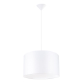 Lampadario a sospensione con filo NOVA 1xE27/15W/230V diametro 40 cm bianco