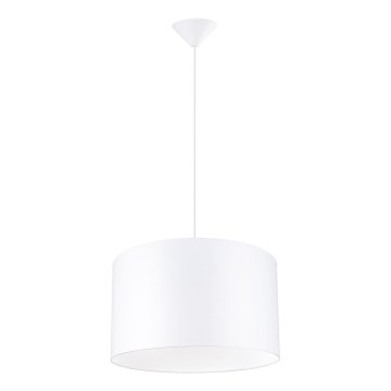 Lampadario a sospensione con filo NOVA 1xE27/15W/230V diametro 40 cm bianco