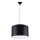 Lampadario a sospensione con filo NOVA 1xE27/15W/230V diametro 40 cm nero