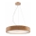 Lampadario a sospensione con filo OAK 3xE27/60W/230V quercia ø 47,5 cm - FSC certificato