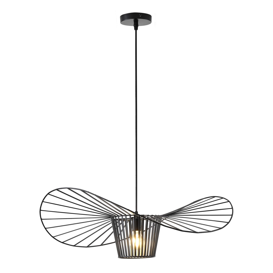 Lampadario a sospensione con filo OGGI 1xE27/40W/230V diametro 60 cm nero