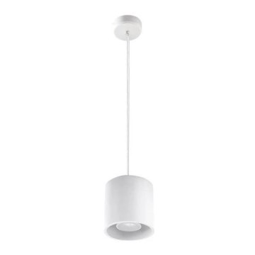 Lampadario a sospensione con filo ORBIS 1 1xGU10/40W/230V bianco