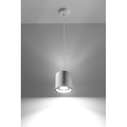 Lampadario a sospensione con filo ORBIS 1 1xGU10/40W/230V bianco