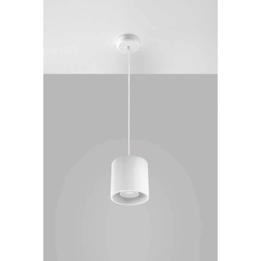 Lampadario a sospensione con filo ORBIS 1 1xGU10/40W/230V bianco