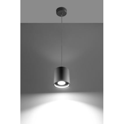 Lampadario a sospensione con filo ORBIS 1 1xGU10/40W/230V grigio