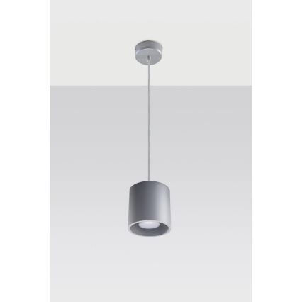 Lampadario a sospensione con filo ORBIS 1 1xGU10/40W/230V grigio