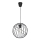 Lampadario a sospensione con filo ORBITA BLACK 1xE27/60W/230V