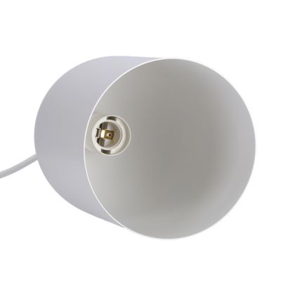 Lampadario a sospensione con filo OSS 1xE27/40W/230V bianco