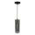 Lampadario a sospensione con filo PADOVA 1xE27/15W/230V nero