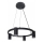 Lampadario a sospensione con filo PARIGI 4xGU10/12W/230V nero