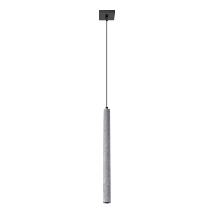 Lampadario a sospensione con filo PASTELO 1xG9/8W/230V calcestruzzo