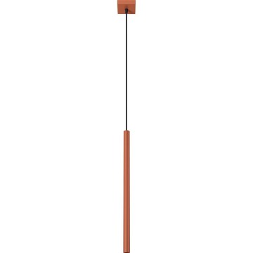 Lampadario a sospensione con filo PASTELO 1xG9/8W/230V rosso