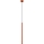 Lampadario a sospensione con filo PASTELO 1xG9/8W/230V rosso