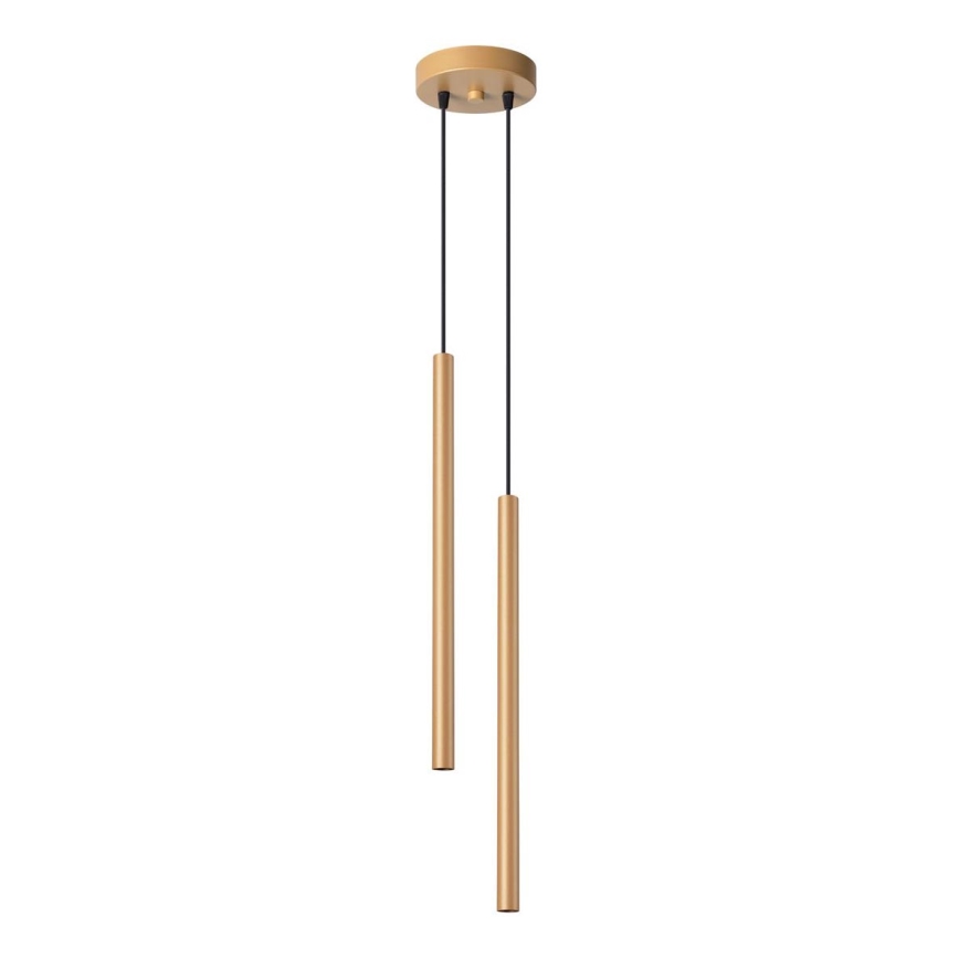 Lampadario a sospensione con filo PASTELO 2xG9/8W/230V oro