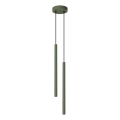 Lampadario a sospensione con filo PASTELO 2xG9/8W/230V verde