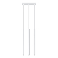 Lampadario a sospensione con filo PASTELO 3xG9/8W/230V bianco