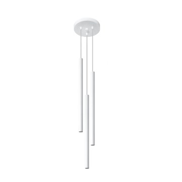 Lampadario a sospensione con filo PASTELO 3xG9/8W/230V bianco