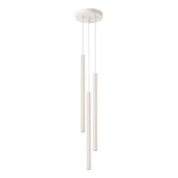 Lampadario a sospensione con filo PASTELO 3xG9/8W/230V color crema