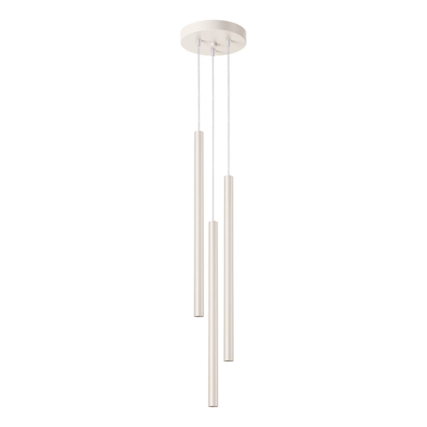 Lampadario a sospensione con filo PASTELO 3xG9/8W/230V color crema
