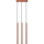 Lampadario a sospensione con filo PASTELO 3xG9/8W/230V rosso