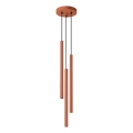 Lampadario a sospensione con filo PASTELO 3xG9/8W/230V rosso