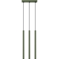 Lampadario a sospensione con filo PASTELO 3xG9/8W/230V verde