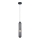 Lampadario a sospensione con filo PAX 1xG9/9W/230V nero