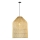 Lampadario a sospensione con filo PELO 1xE27/40W/230V diametro 35 cm rattan