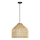 Lampadario a sospensione con filo PELO 1xE27/40W/230V diametro 40 cm rattan