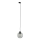 Lampadario a sospensione con filo per sistema a binario trifase CUBUS 1xE27/15W/230V nero/fumé nero