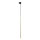 Lampadario a sospensione con filo per sistema a binario trifase PIANO 1xG9/8W/230V oro/nero