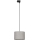 Lampadario a sospensione con filo per sistema a binario trifase TRACER 1xE27/15W/230V diametro 30 cm nero/grigio