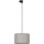 Lampadario a sospensione con filo per sistema a binario trifase TRACER 1xE27/15W/230V diametro 38 cm nero/grigio