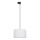 Lampadario a sospensione con filo per sistema ferroviario monofase TRACER 1xE27/15W/230V diametro 38 cm nero/bianco