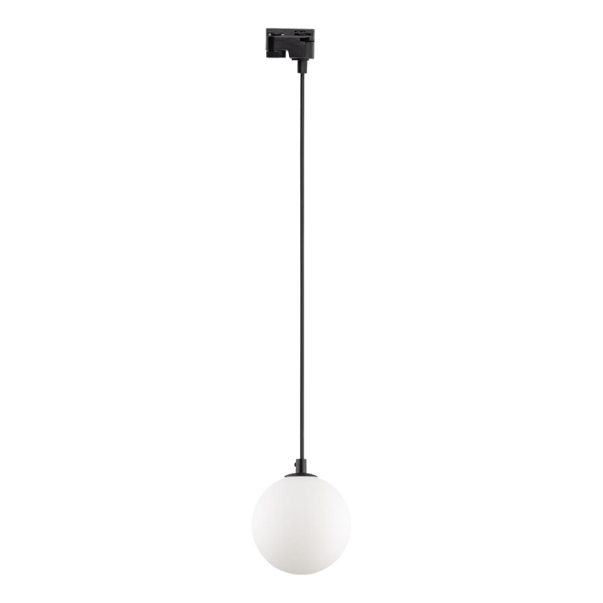 Lampadario a sospensione con filo per sistema ferroviario monofase TRACER 1xG9/8W/230V nero/bianco