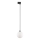 Lampadario a sospensione con filo per sistema ferroviario monofase TRACER 1xG9/8W/230V nero/bianco