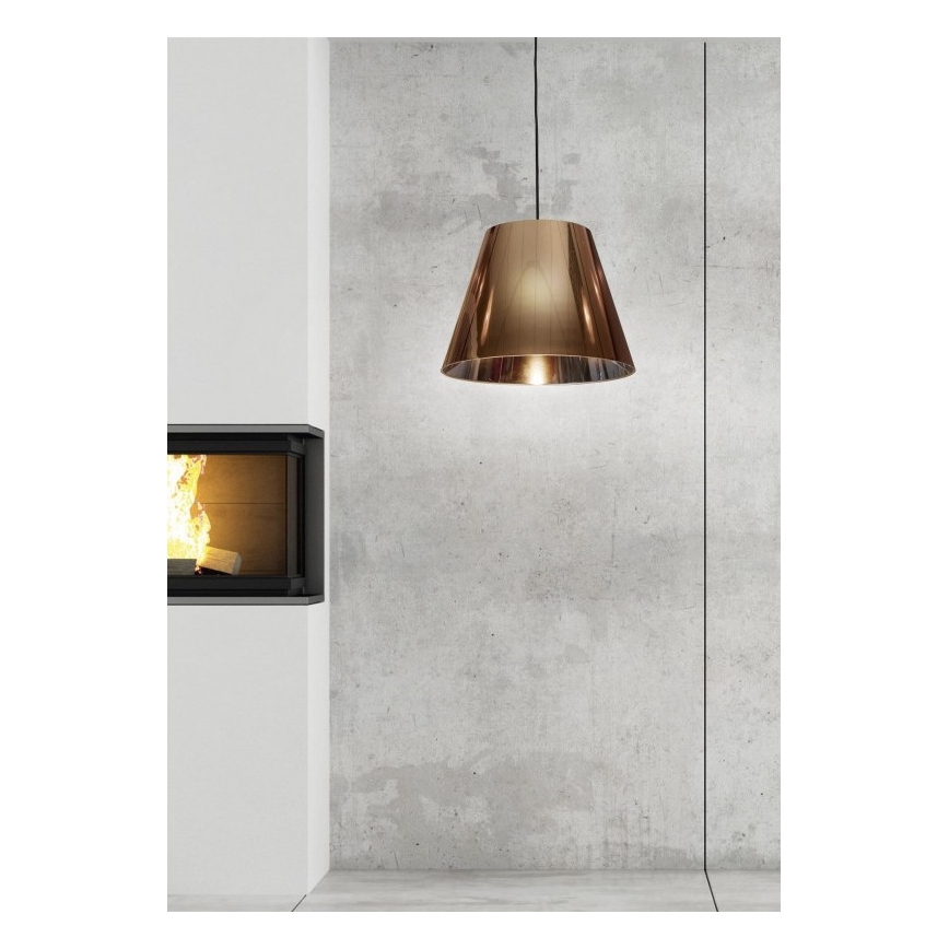 Lampadario a sospensione con filo PLATINO 1xE27/60W/230V
